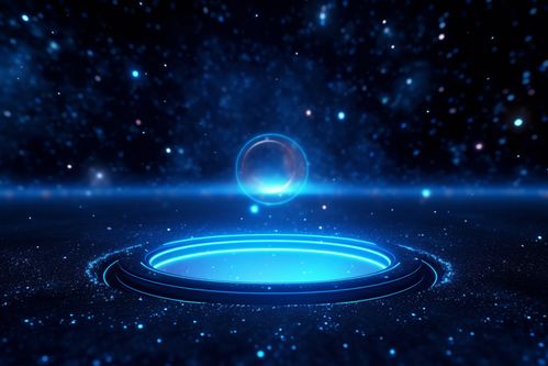 飛碟圓盤(pán)科技感背景圖 廣告素材 下載至來(lái)源處